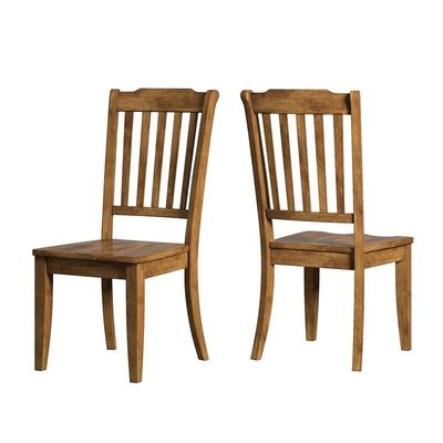 Cadro de madera sólida silla de comedor clásica con respaldo alto para muebles de hotel y restaurante