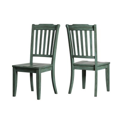 Cadro de madera sólida silla de comedor clásica con respaldo alto para muebles de hotel y restaurante