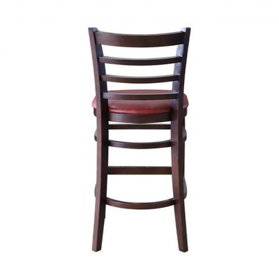 Muebles de bar modernos silla alta de madera maciza silla de bar de madera para restaurantes