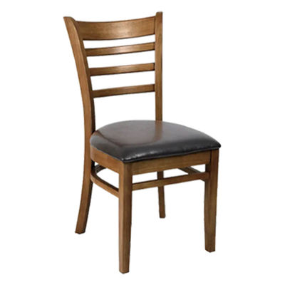 Silla de madera para comedor de hotel de madera sólida
