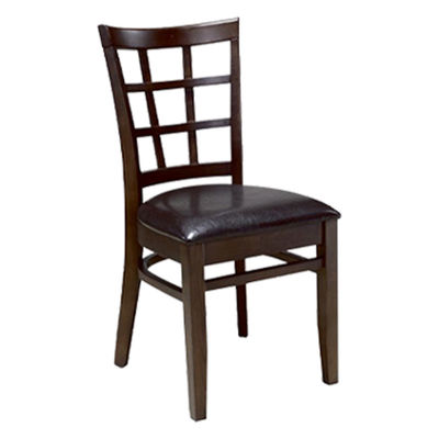 Silla de madera para comedor de hotel de madera sólida
