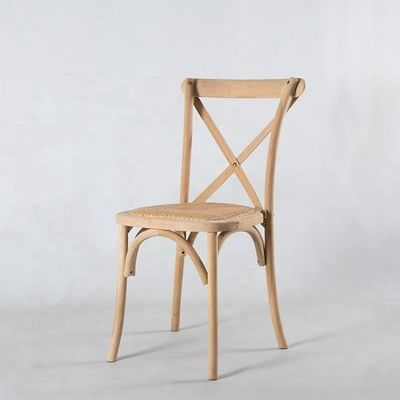 Muebles para eventos de hoteles Reposas de madera X apilables para restaurantes en madera