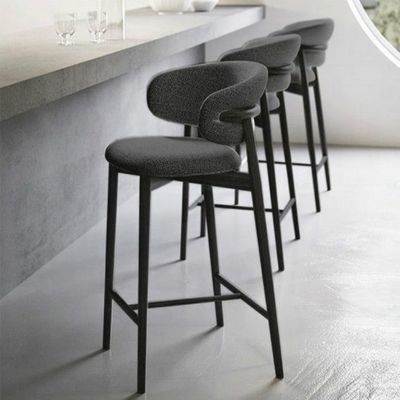 Muebles de bar G10 silla alta taburete de bar de madera maciza para sentarse