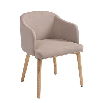 Casa de campo estilo cómodo ergonómico personalizado hecha de madera de roble danés silla de comedor de ceniza para la durabilidad y el estilo