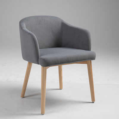 Casa de campo estilo cómodo ergonómico personalizado hecha de madera de roble danés silla de comedor de ceniza para la durabilidad y el estilo