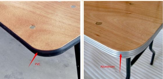 Diseño Banquete redondo de madera boda mesa plegable de granja mesa de comedor para eventos alquiler y muebles de comedor