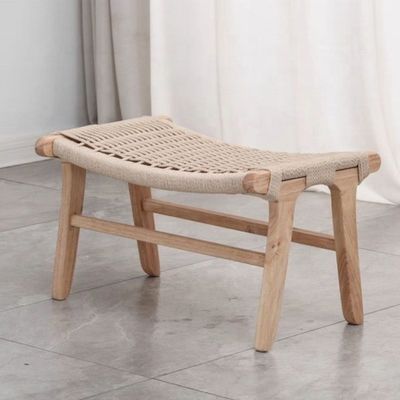 Taburete Otomano de madera perfecto para muebles de oficina en el hogar y opciones de personalización