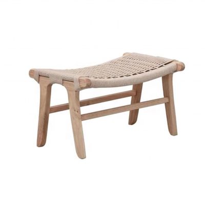 Taburete Otomano de madera perfecto para muebles de oficina en el hogar y opciones de personalización