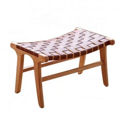Taburete Otomano de madera perfecto para muebles de oficina en el hogar y opciones de personalización