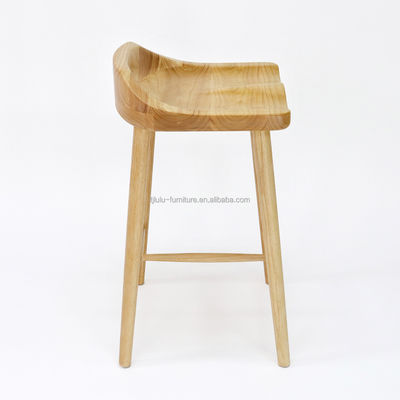 W43*D42.5*H74CM Silla de bar antigua de madera sólida taburetes silla alta silla de madera