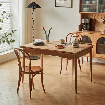 Tamaño personalizado sillas de comedor apilables de madera bentada en estilo Thonet francés de mediados de siglo para restaurantes