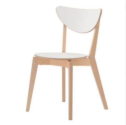 Silla de comedor junior de madera maciza para comedor Muebles de madera de abedul