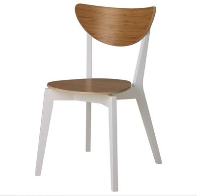 Silla de comedor junior de madera maciza para comedor Muebles de madera de abedul