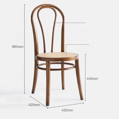 Sillones Thonet de madera maciza de haya antigua para eventos de fiestas de jardín colores opcionales competitivos estilo moderno de lujo
