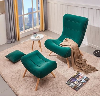 Sillones modernos para el salón de ocio para el comedor / sala de estar de madera maciza de tejido silla de caracol sofá perezoso