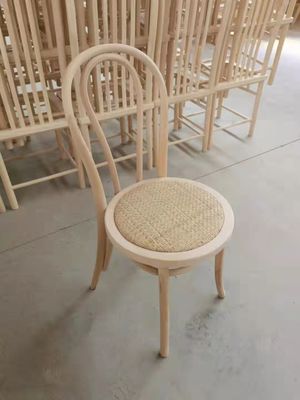 Silla de restaurante de madera hecha a mano con tamaño personalizado y colores originales