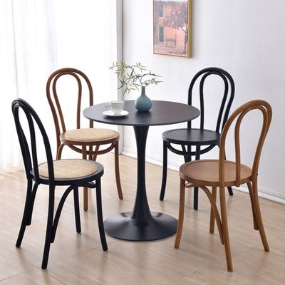 Silla de comedor de piernas de haya de madera doblada de altura ajustable para mejoras de muebles para el hogar