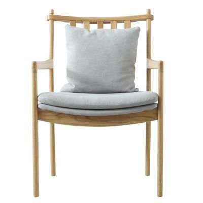 Sillón con estilo y confort de madera sólida de roble nórdico silla de sofá silla de sofá