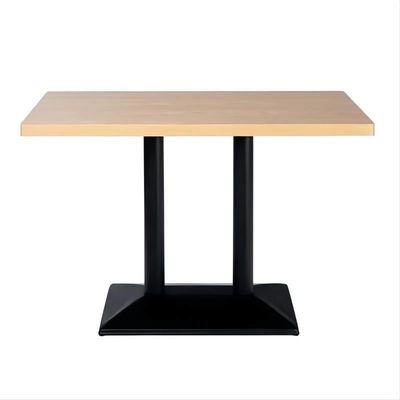 Mesa de comedor de madera en diseño moderno para muebles de restaurante de color personalizado