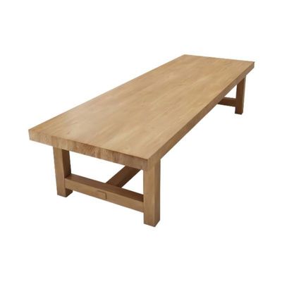 Tabla de comedor de madera de pino nórdica para restaurante Madera maciza Banquete de bodas Cocina de madera