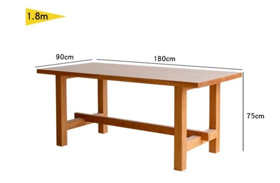 Tabla de comedor de madera de pino nórdica para restaurante Madera maciza Banquete de bodas Cocina de madera
