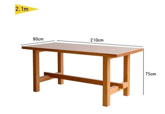 Tabla de comedor de madera de pino nórdica para restaurante Madera maciza Banquete de bodas Cocina de madera