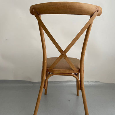 Apartamento Envasado de correos nórdico moderno de espalda cruzada silla de comedor de metal con diseño nórdico