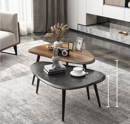 Muebles para salones pequeños de mesa de café de madera moderna nórdica Funcional y duradero