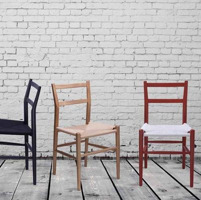Silla de comedor de rotín de madera general para muebles domésticos nórdicos
