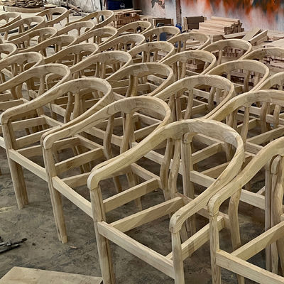 NO Sillones de banquete de madera sólida para eventos Muebles de hotel