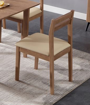 Muebles de sala de estar sillas de madera maciza con cojín en diseño clásico moderno