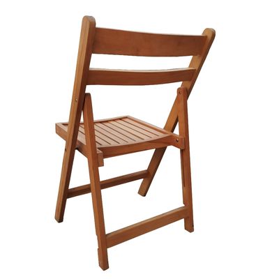 Material de cubierta de madera sólida de diseño nórdico silla de comedor plegable para restaurante hotel muebles generales para el hogar