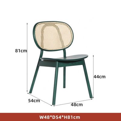 Silla de comedor de rattan de estilo moderno para comedor