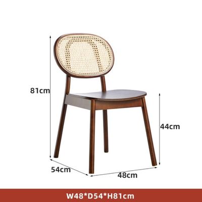Silla de comedor de rattan de estilo moderno para comedor