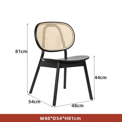 Silla de comedor de rattan de estilo moderno para comedor