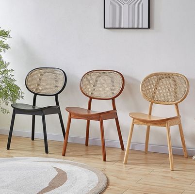 Silla de comedor de rattan de estilo moderno para comedor