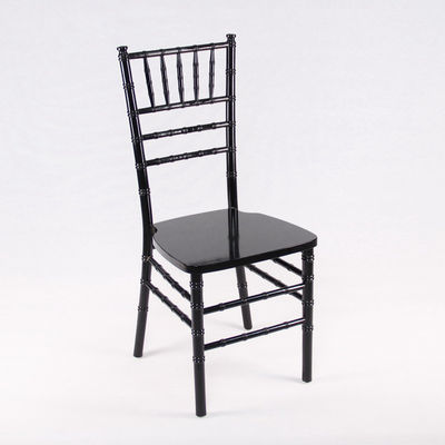 Taller de lavado Blanco Chiavari sillas de madera boda hotel banquete silla apilada silla de comedor de madera maciza