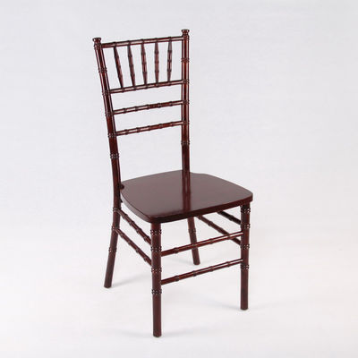 Taller de lavado Blanco Chiavari sillas de madera boda hotel banquete silla apilada silla de comedor de madera maciza