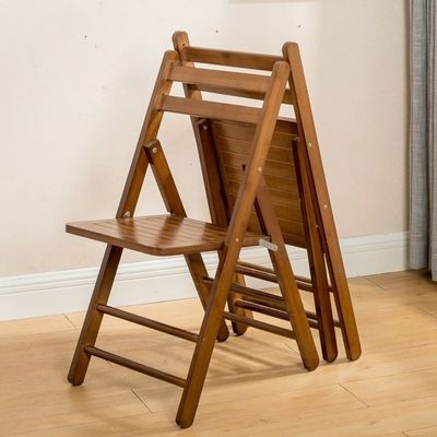Silla de madera plegable de diseño nórdico para comer en restaurantes y ambientes hoteleros
