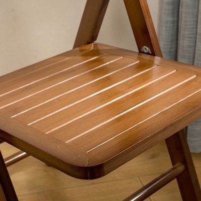 Silla de madera plegable de diseño nórdico para comer en restaurantes y ambientes hoteleros