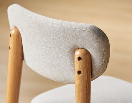 Muebles modernos personalizados silla de comedor de madera maciza para comedor y sala de estar