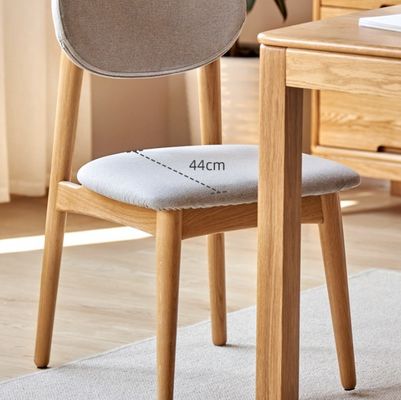 Muebles modernos personalizados silla de comedor de madera maciza para comedor y sala de estar
