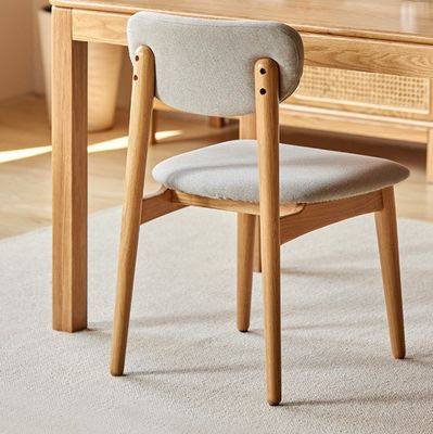 Muebles modernos personalizados silla de comedor de madera maciza para comedor y sala de estar