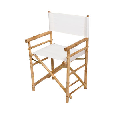 Muebles para exteriores Silla de hotel para fiestas de jardín W57.9*D46*H89 CM Silla plegable de bambú de madera para adultos