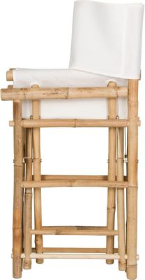 Muebles para exteriores Silla de hotel para fiestas de jardín W57.9*D46*H89 CM Silla plegable de bambú de madera para adultos