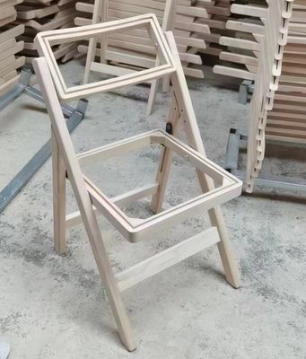 Muebles de comedor de madera sillas plegables duraderas para restaurantes y eventos
