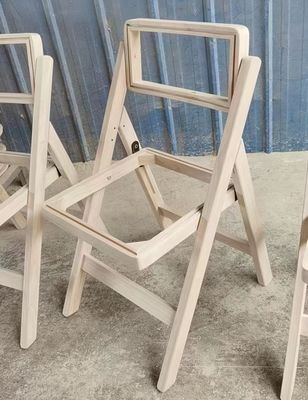 Muebles de comedor de madera sillas plegables duraderas para restaurantes y eventos