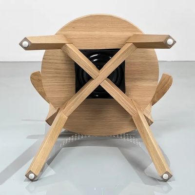 Muebles comerciales Silla de banquete de madera maciza para bodas Restaurante Oficina en casa