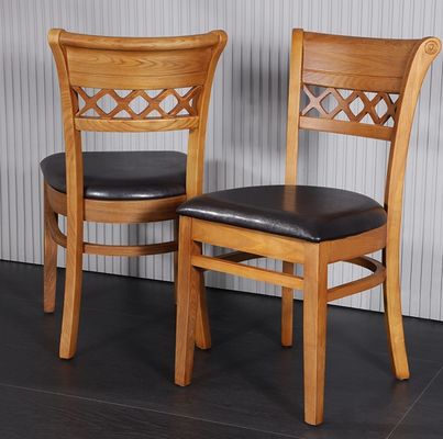 Muebles de comedor silla tapizada de madera maciza para el hogar muebles y restaurante