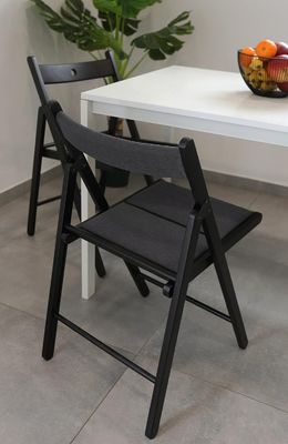 Mejores sillas plegables de madera para uso en eventos de hoteles plegadas Sí Marco de madera sólida